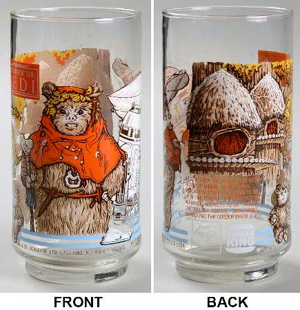 Return of The Jedi Glassware At The Ewok Village - No Box