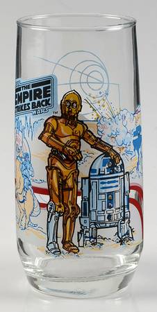 Empire Strikes Back Glassware R2-D2 & C-3po - No Box