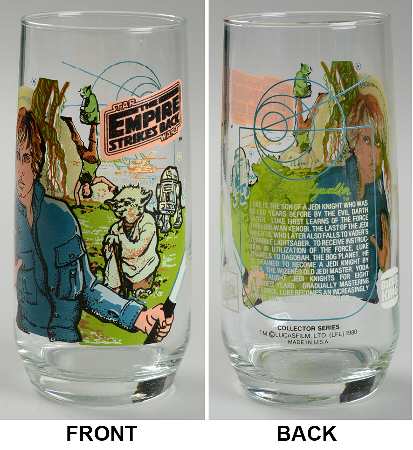 Empire Strikes Back Glassware Luke Skywalker - No Box