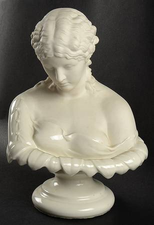 Belleek Figurines Bust Of Clytie - No Box