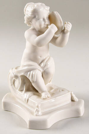 Collectors Society Figurine Minstrel With Tambourine - No Box