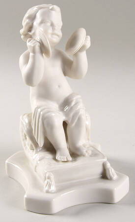 Collectors Society Figurine Minstrel With Cymbals - Boxed