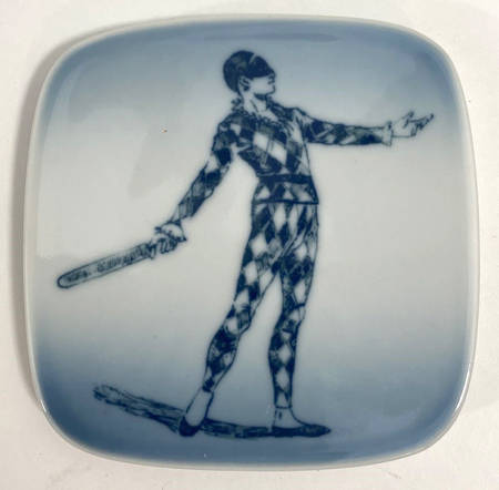 Bing & Grondahl Giftware Harlequin Tray - No Box