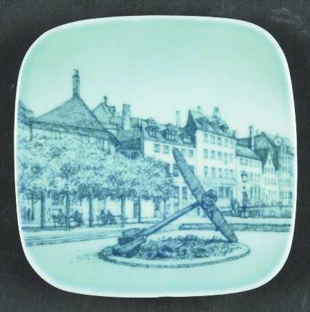 Bing & Grondahl Giftware Memorial Anchor-Nyhavn - No Box