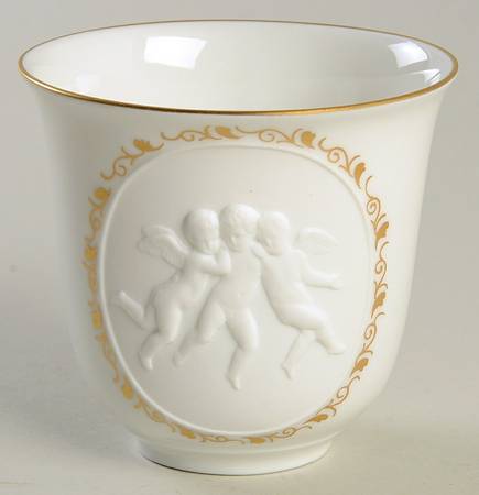 Bing & Grondahl Giftware Embossed Cherubs Cup And Saucer - No Box
