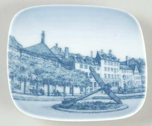 Bing & Grondahl Giftware Plaquette-Mindeankeret Nyhavn - No Box