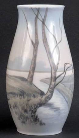 Bing & Grondahl Vase Winter Scene Vase - No Box