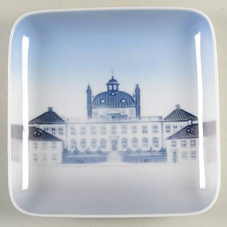 Bing & Grondahl Giftware Fredensborg-Square Tray - No Box