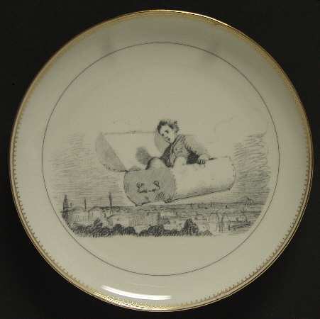 Hans Christian Andersen Plate Flying Trunk - Boxed