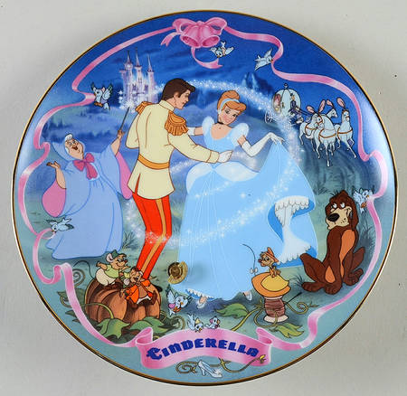 Disneys Musical Memories-Plate Cinderella's Wish Comes True - No Box