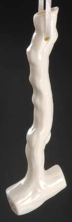 Belleek Christmas Ornament Shillelagh - Boxed