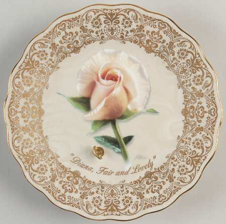 Remembering Englands Rose-Plate Diana, Fair And Lovely - No Box