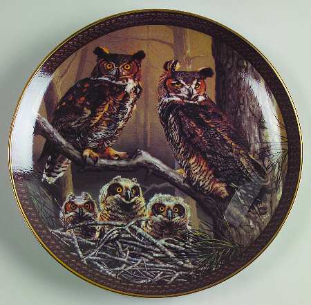 Family Circles Great Horned Owl Family - No Box