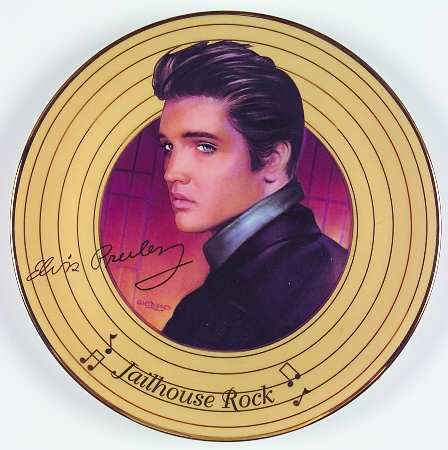 Solid Gold Elvis by Bradford Exchange