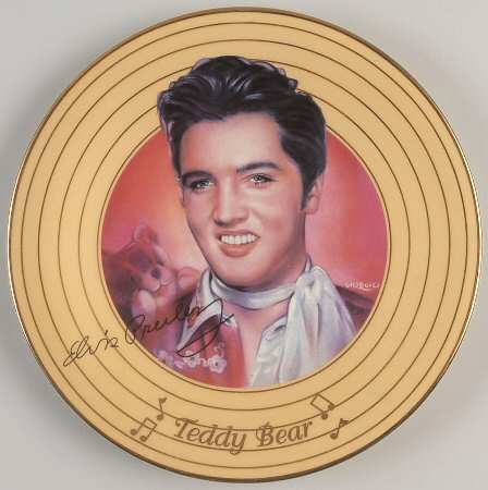 Solid Gold Elvis Teddy Bear - No Box