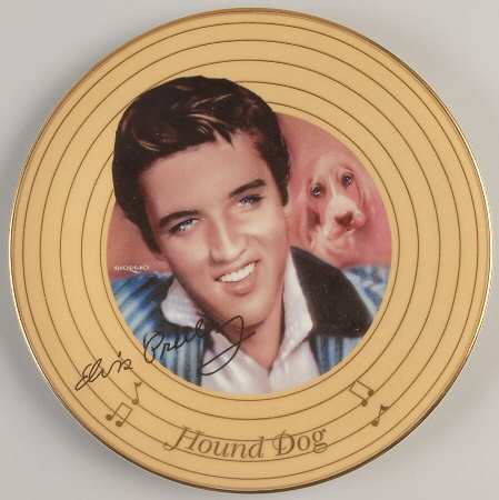 Solid Gold Elvis Hound Dog - No Box