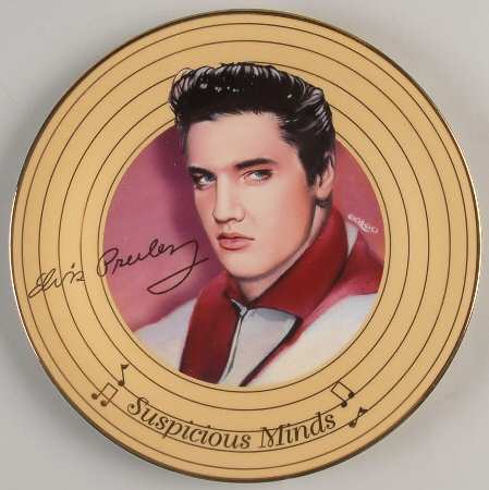Solid Gold Elvis Suspicious Minds - No Box