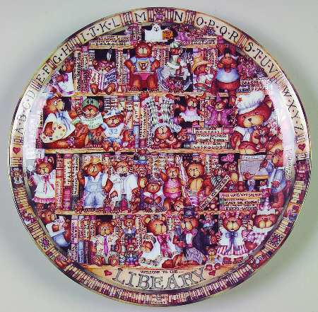 Some Beary Nice Plates by Bradford Exchange