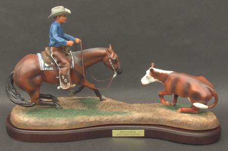 Breyer Porcelain Horse-Figurine Poco Lena & Don Dodge - Boxed