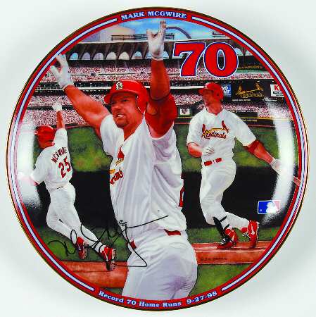 Home Run Hero-Plates Record 70 Home Runs - No Box