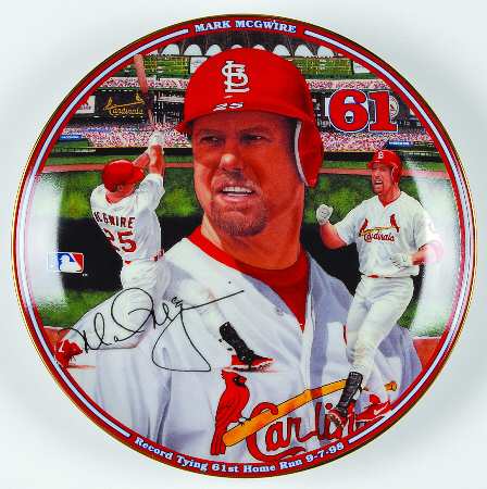 Home Run Hero-Plates by Bradford Exchange
