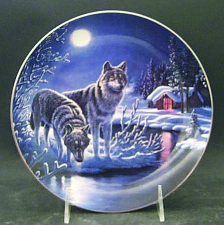 Nightwatch The Wolf-Plate by Bradford Exchange