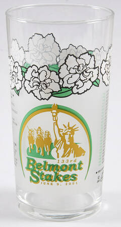 Belmont Stakes Glassware 2001-133rd Running - No Box