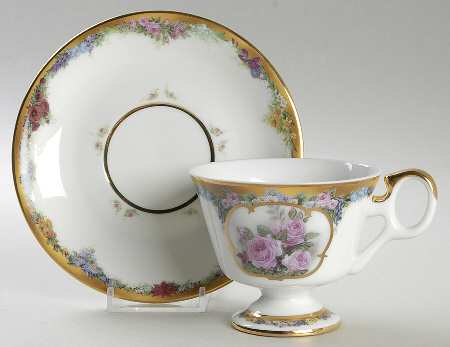 Flower of The Month Cup &amp; Saucer by Bradford Editions