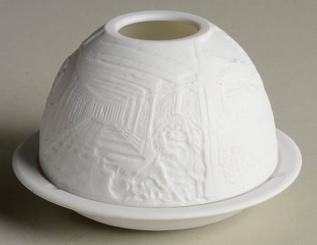 Bernardaud Lithophane Candle Votive Year Of The Dog - Boxed