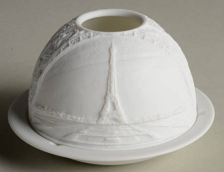 Bernardaud Lithophane Candle Votive The Eiffel Tower - Boxed