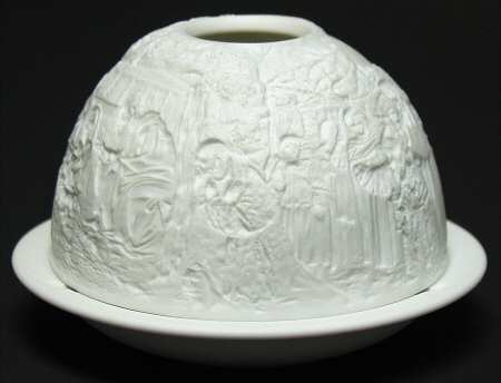 Bernardaud Lithophane Candle Votive The Nativity - Boxed