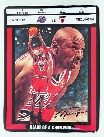 Michael Jordan:Ticket To Greatness Heart Of A Champion - No Box