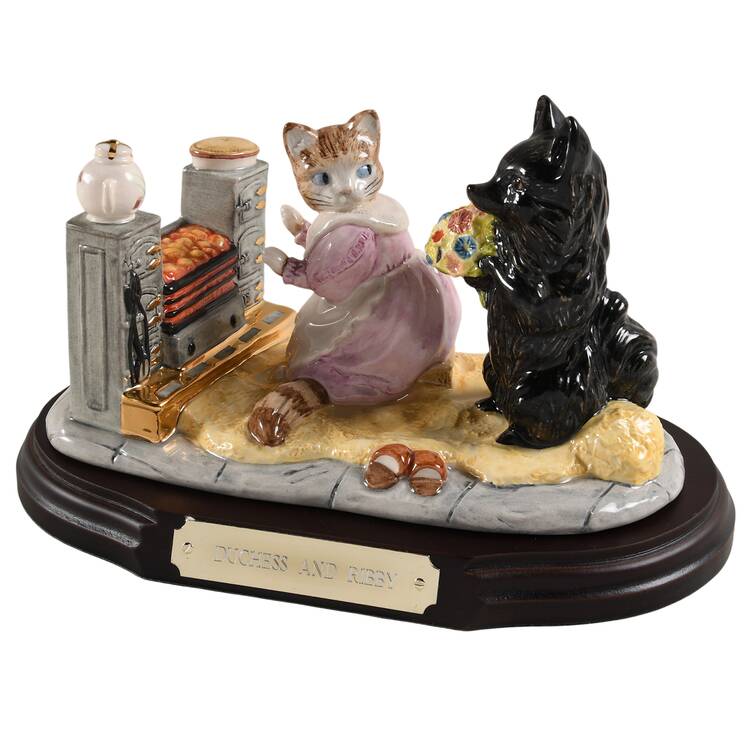 Beatrix Potter Annual Tableau Figurine Duchess And Ribby-Bp9d - No Box