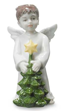 Annual Little Angels Boy With Tree - No Box