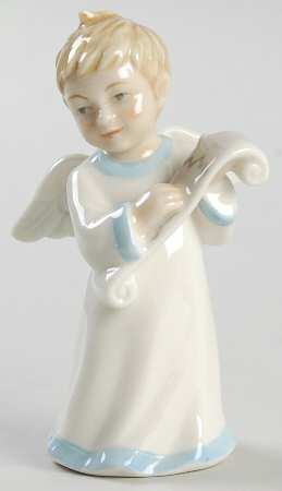 Annual Little Angels Boy With Paper Roll - Boxed