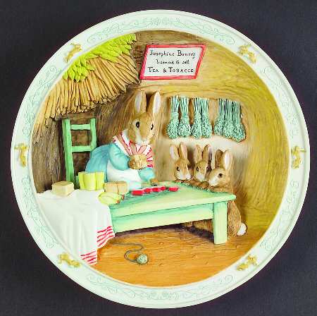 Tale of Peter Rabbit &amp; Benjamin Bunny by Bradford Exchange
