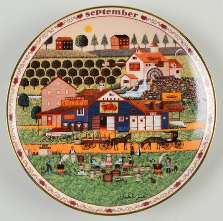 Days To Remember-Charles Wysocki September-Apple Butter Makers - No Box