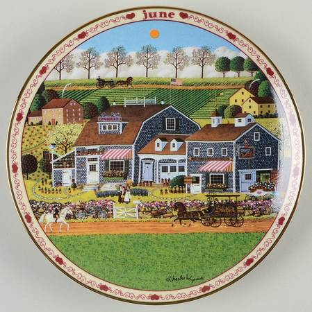 Days To Remember-Charles Wysocki June-Prairie Wind Flowers - No Box