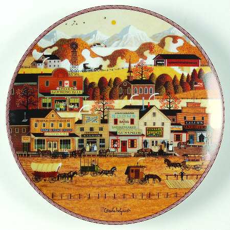 American Frontier Bustling Boomtown - No Box