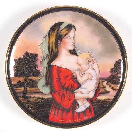 John-Paul Loup Mothers Day Plate Mothers Day - No Box