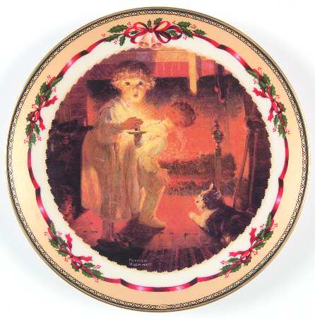 Rockwell Christmas Memories Is He Coming - No Box