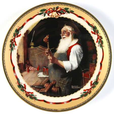 Rockwell Christmas Memories Santas Workshop - No Box