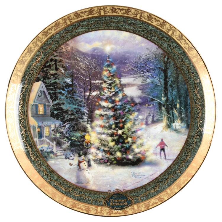 Cherished Christmas Memories 2016 Annual Plate - Boxed