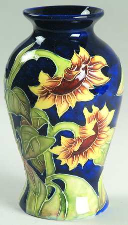 Sunflower-Porcelain Art 6" Vase - With Box