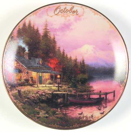 Simpler Times Calendar October-End Of A Perfect Day - No Box