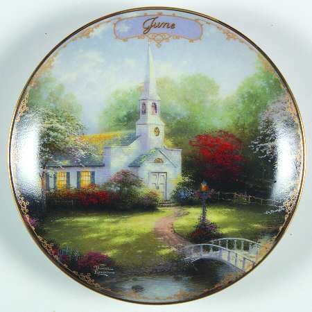 Simpler Times Calendar June-Hometown Chapel - No Box
