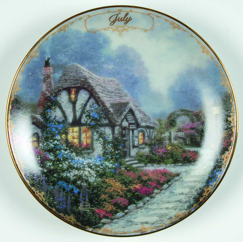 Simpler Times Calendar July-Chandler's Cottage - No Box