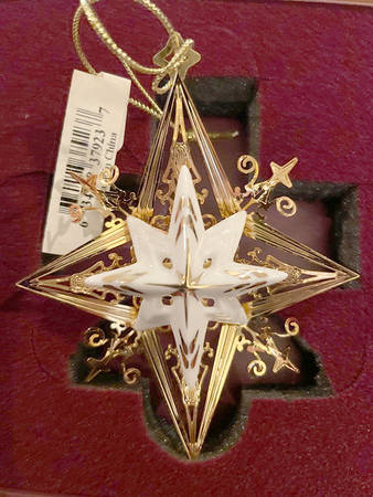 Baldwin Christmas Ornament Star Snowflake - Boxed