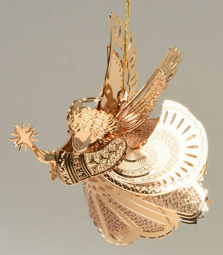 Baldwin Christmas Ornament Angel With Star - No Box