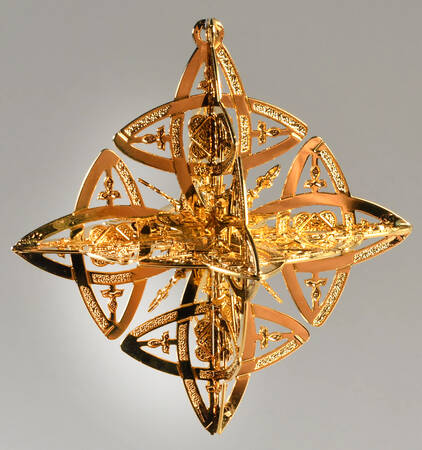 Baldwin Christmas Ornament Smithsonian Celtic Snowflake - Boxed